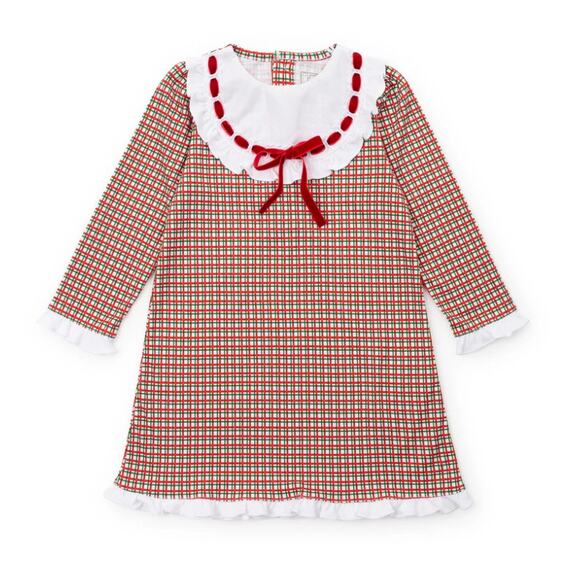 Lila + Hayes Emersyn Dress - Holiday Plaid NWT size 9 - Picture 1 of 5